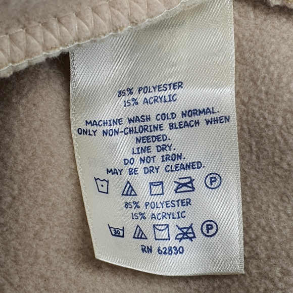 Lands' End Boys XL Fleece Hoodie Jacket - NEW - Picture 6 of 10